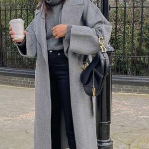 Topshop gray coat